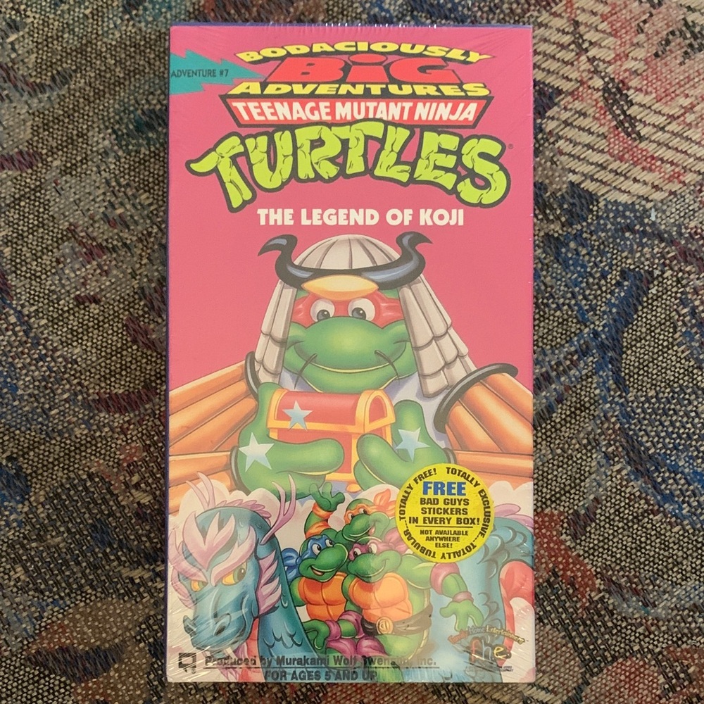 Teenage Mutant Ninja Turtles: The Legend of Koji VHS tape